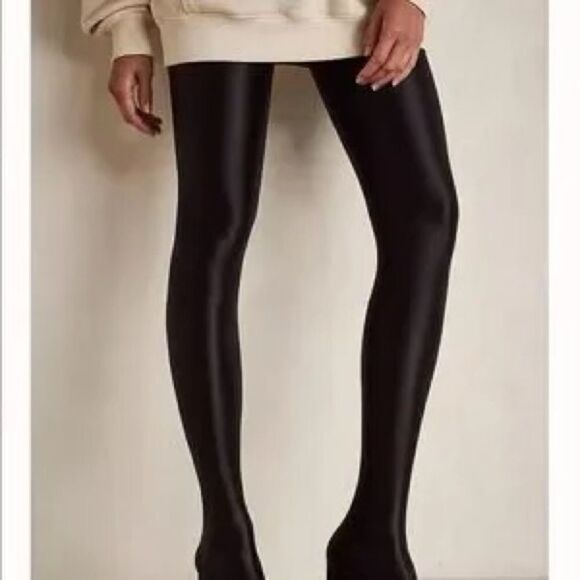 Free People Highest Rise Platform Boot Pants Boots w/ Attached Leggings US 10 - Picture 3 of 14
